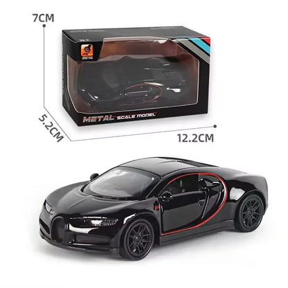 Alloy Die Cast Metal Pull Back Simulation Toy Sports Car