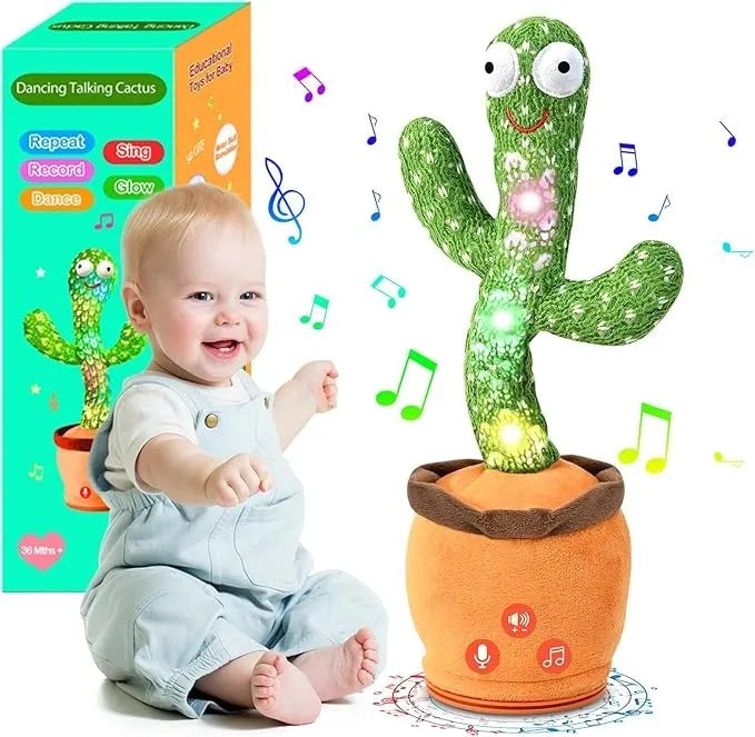Rechargeable Dancing Cactus Toy for Kids