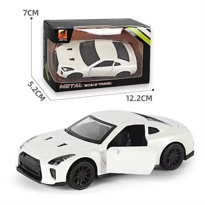 Alloy Die Cast Metal Pull Back Simulation Toy Sports Car