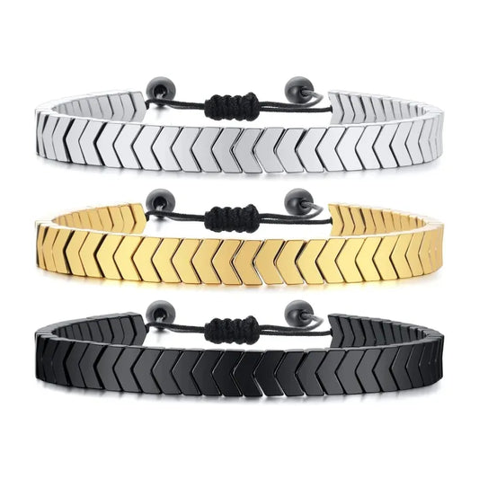 Full Handmade Natural Arrowhead Bracelet For Men Women