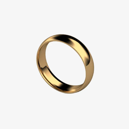 Classic Simple Golden Ring  For Boys and Girls