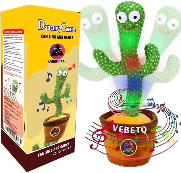 Rechargeable Dancing Cactus Toy for Kids