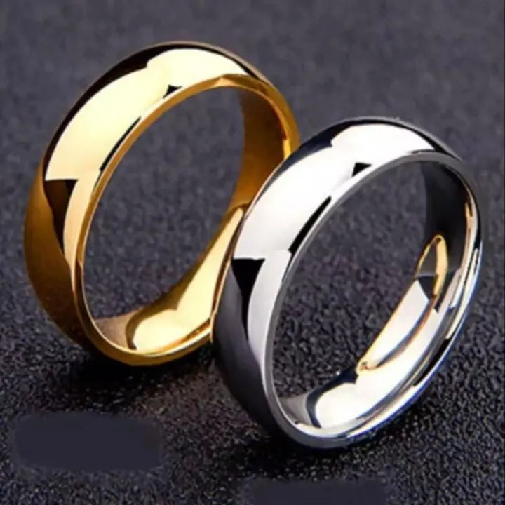 Classic Simple Golden Ring  For Boys and Girls