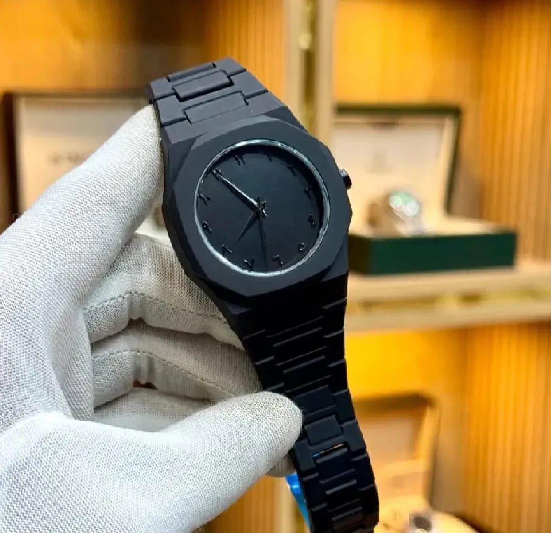Black Aura Watch For Men – Arabic Stylish
