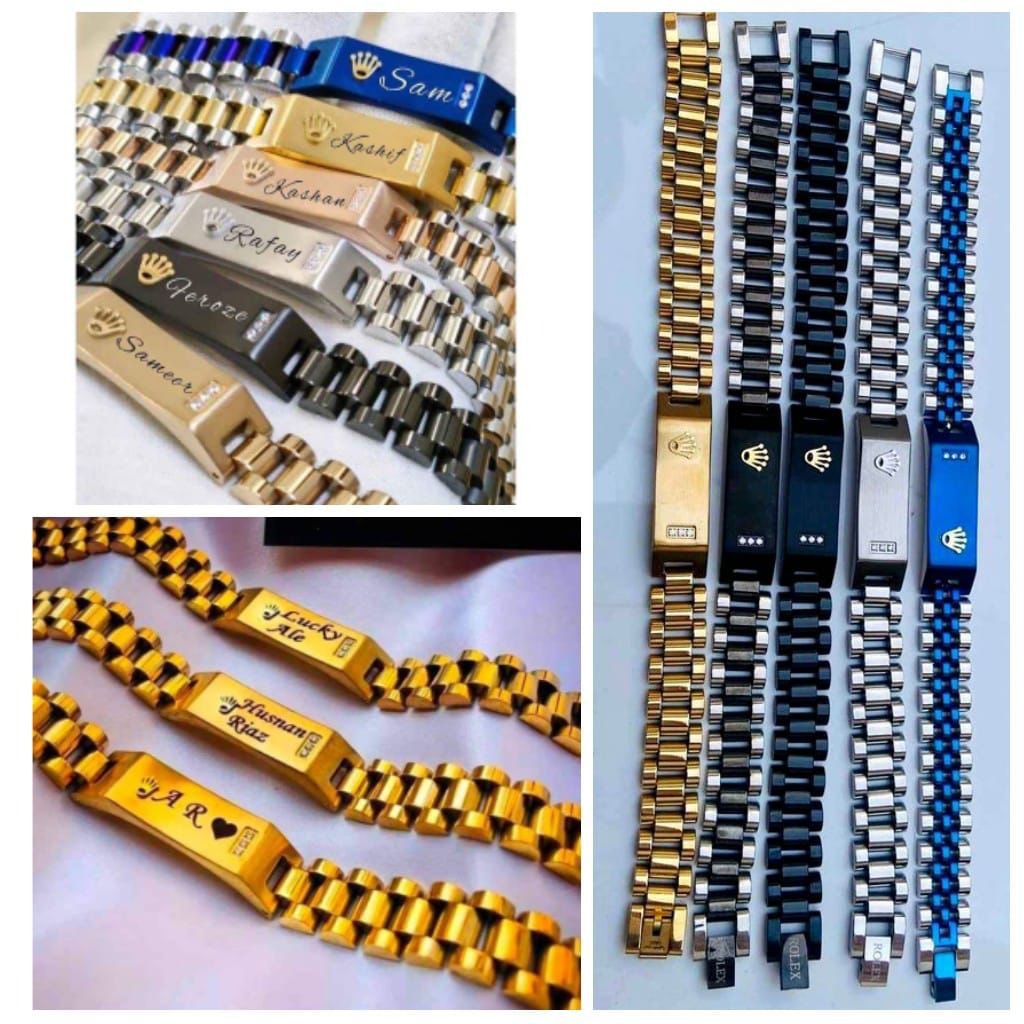 Customize Your Name On Rolex Original  Bracelet Saintless Steel