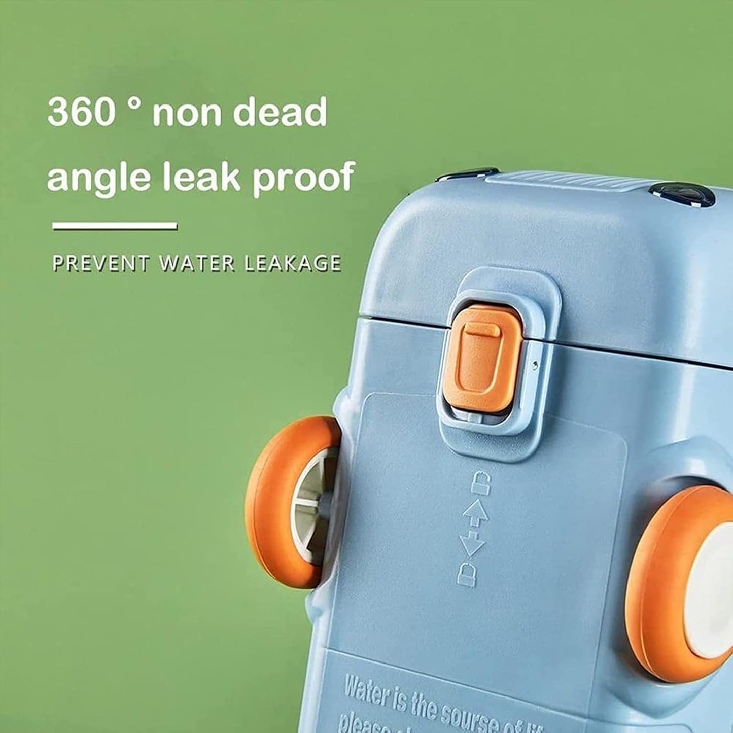 Bus Shape Water Bottle With Straw